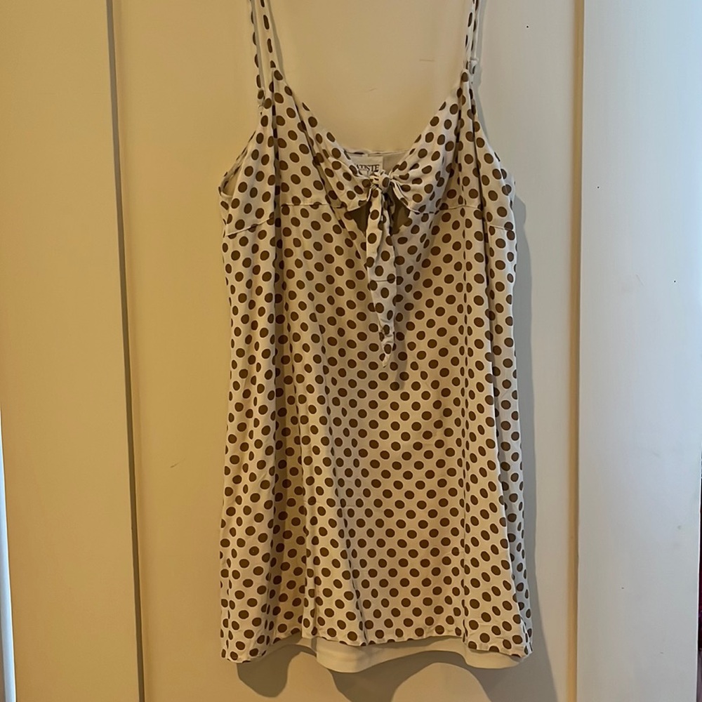 Cute pokadot mini dress!